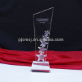 Durable con trofeo de premio de cristal personalizado de bajo precio